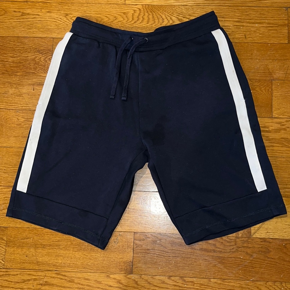 Men’s Black/White Shorts- Size Large